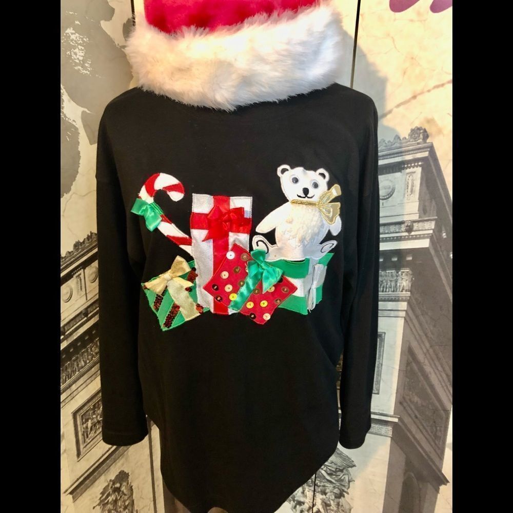 Fun Christmas shirt by Chaus Sport size medium